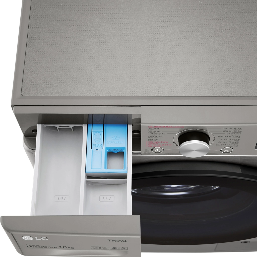 Máy giặt LG Inverter 10 kg FV1410S4P - Ảnh 2