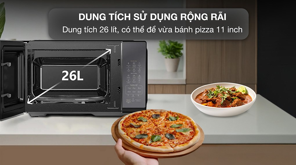 Lò vi sóng có nướng Toshiba 26 lít MW3-EG26PE(BM) VN - Ảnh 4