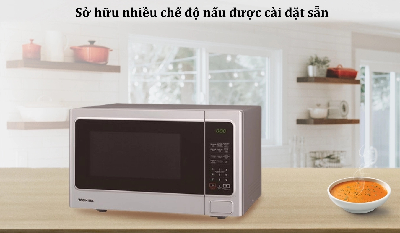 Lò vi sóng có nướng Toshiba 34 lít ER-SGS34(S1)VN - Ảnh 2
