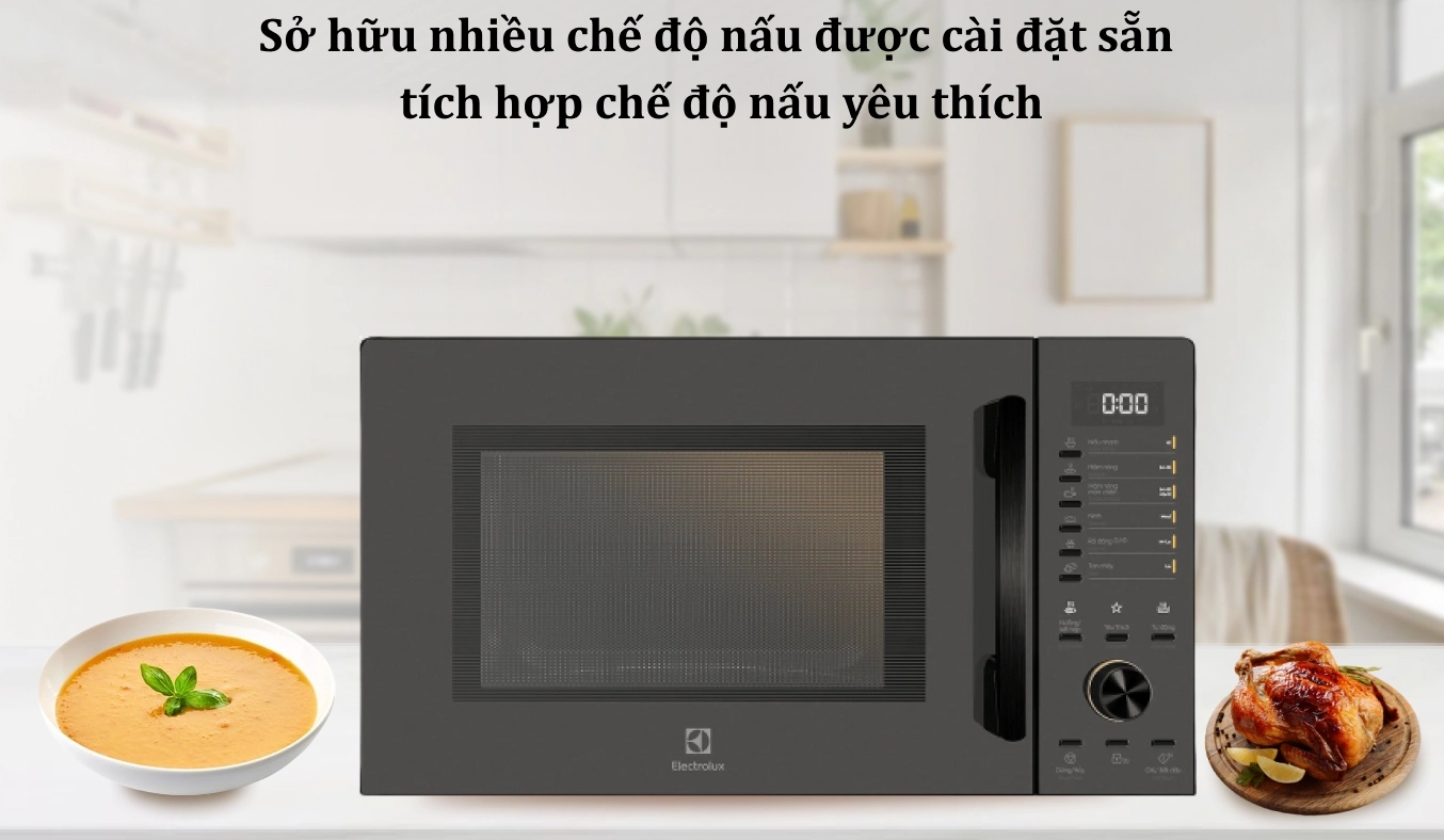 Lò vi sóng có nướng Electrolux 30 lít EMG30D22BM - Ảnh 4