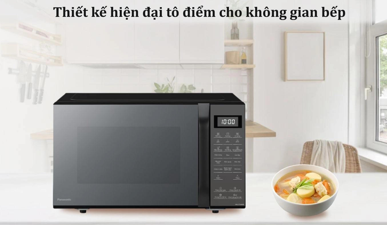 Lò vi sóng có nướng Panasonic 27 lít NN-CT66MBYUE - Ảnh 3