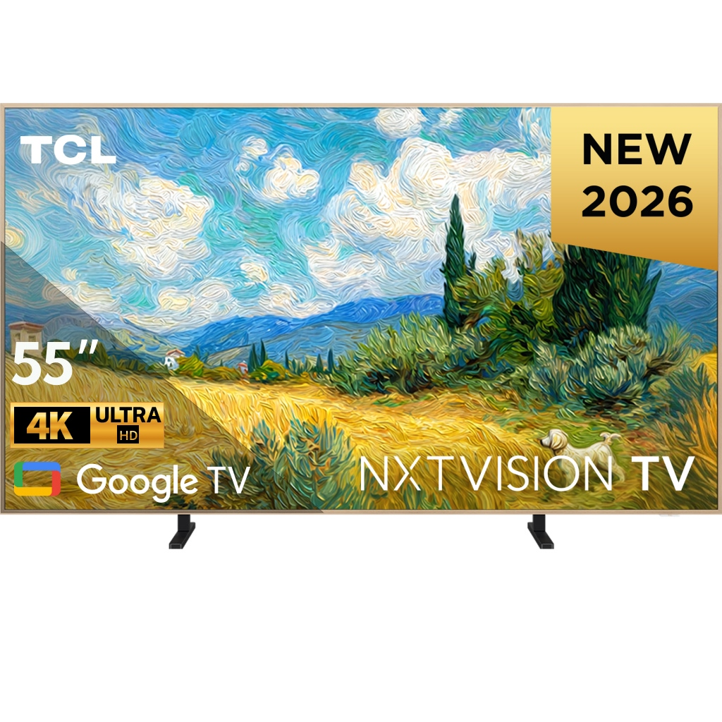 Google Tivi QD-Mini LED TCL 4K 55 inch 55A400 Pro Đen