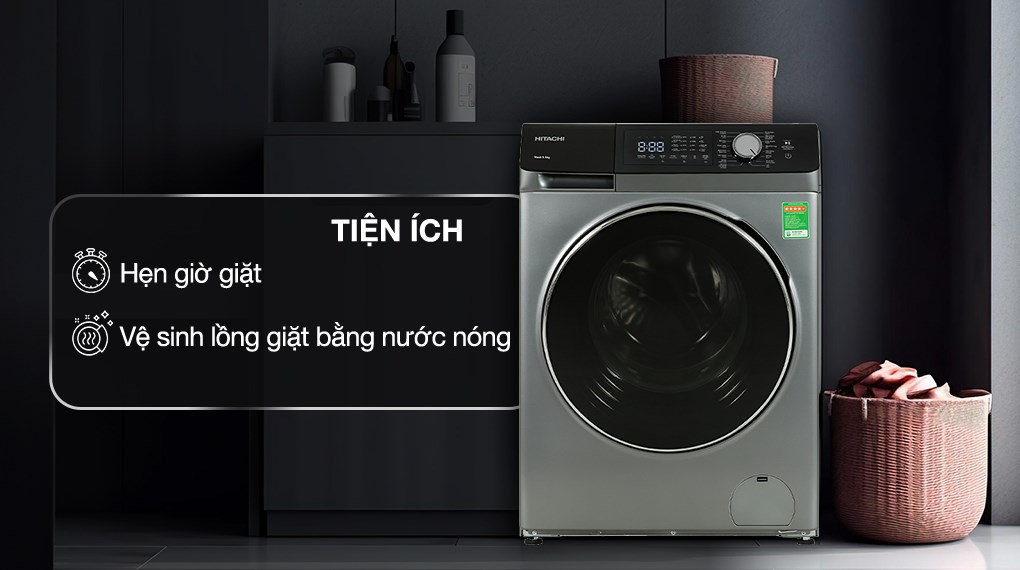 Máy giặt Hitachi Inverter 9.5 kg BD-954HVOS - Ảnh 4