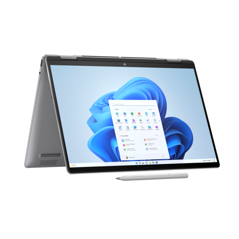 Laptop HP ENVY x360 14-fa0095AU AY8U5PA (Thông số: AMD Ryzen 7 8840HS |Ram 16GB |SSD 512GB | AMD Radeon | 14 inch 3K OLED | Cảm ứng | Win 11 | Bạc) - Ảnh 2