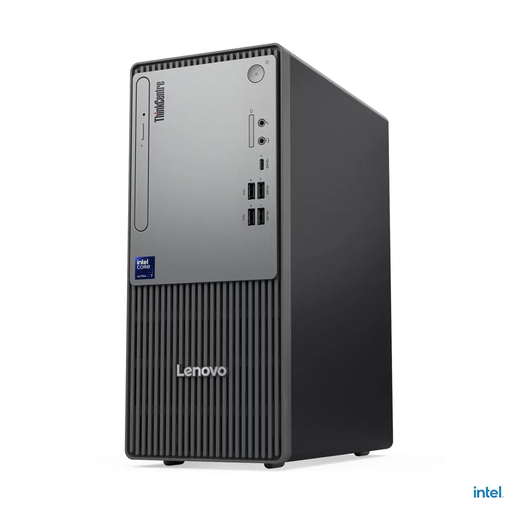 Máy tính để bàn đồng bộ ThinkCentre neo 50t Gen 6 13BB0005VA (Intel Core Ultra 5 225/8GB/512GB/Intel Graphics/Chuột/Bàn phím/Đen/NoOS) - Ảnh 3