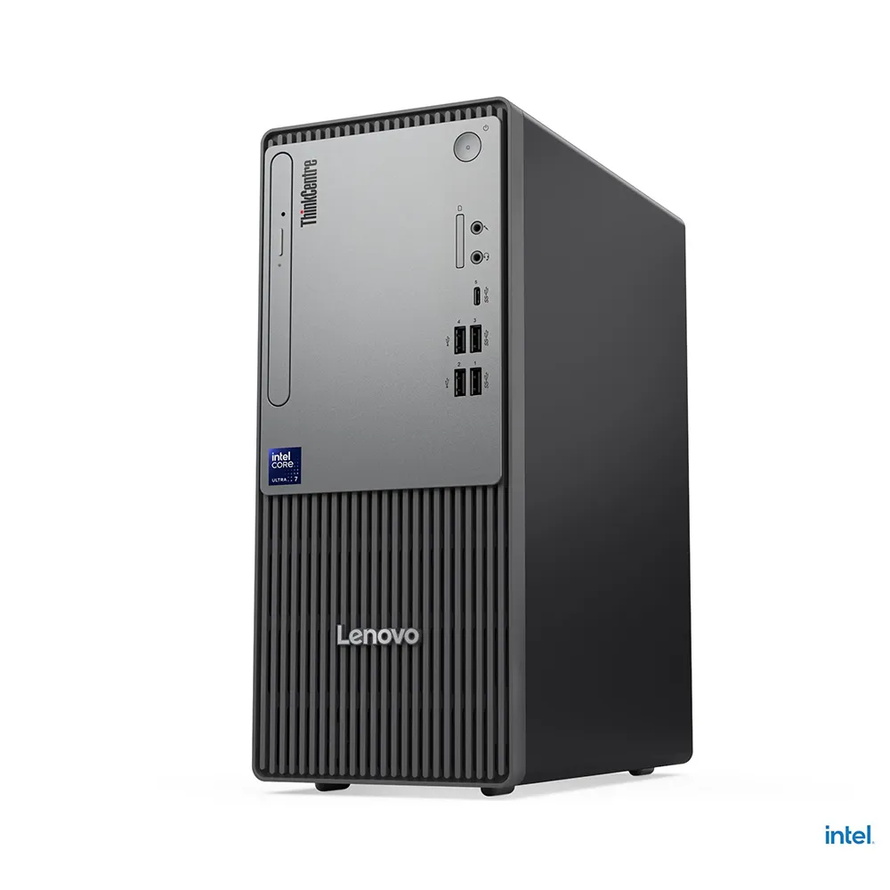 Máy tính để bàn đồng bộ Lenovo ThinkCentre neo 50t Gen 6 13BB0004VA (Intel Core Ultra 5 225/8GB/256GB/Intel Graphics/NoOS/Đen) - Ảnh 3