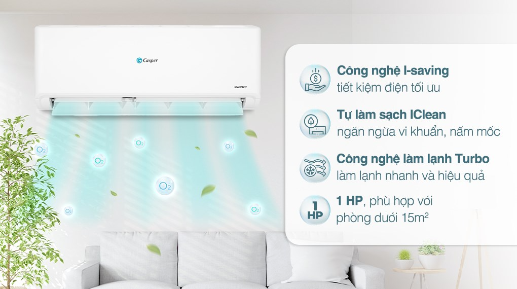 Máy lạnh Casper Inverter 1 HP GC-09IS35 - Ảnh 2