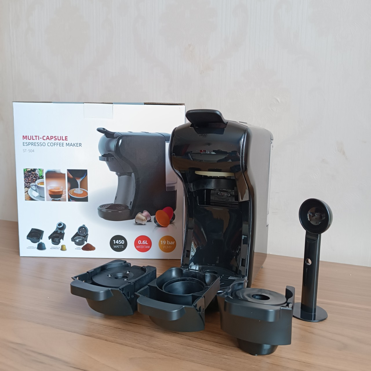 Máy pha cà phê viên nén ST504 – chuẩn vị Espresso – 3 in 1 - Ảnh 5