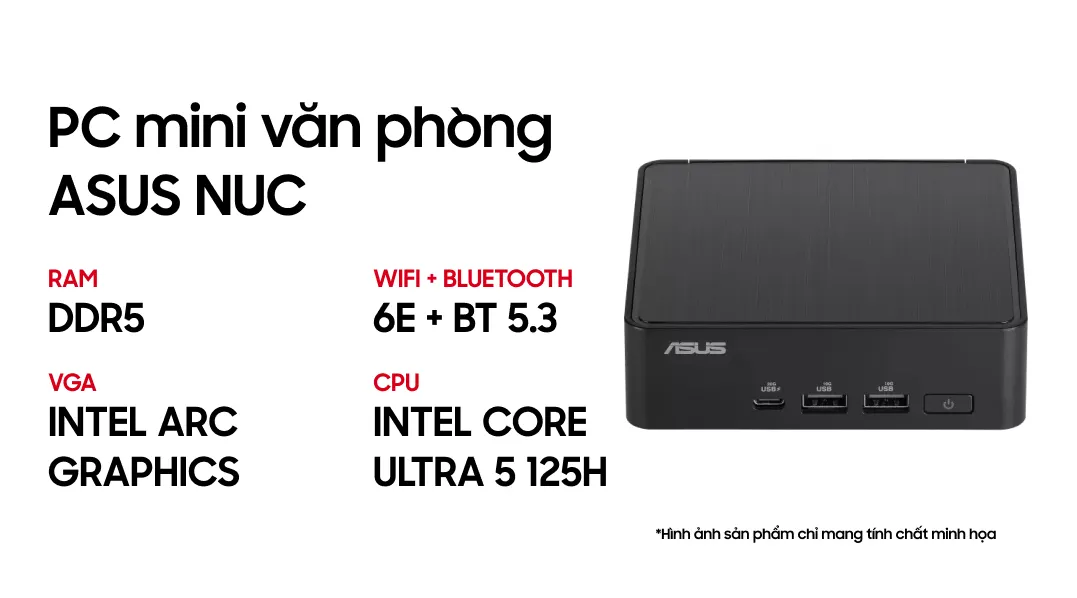 PC Mini Asus NUC 14 Pro Revel Canyon U5 - Ảnh 4