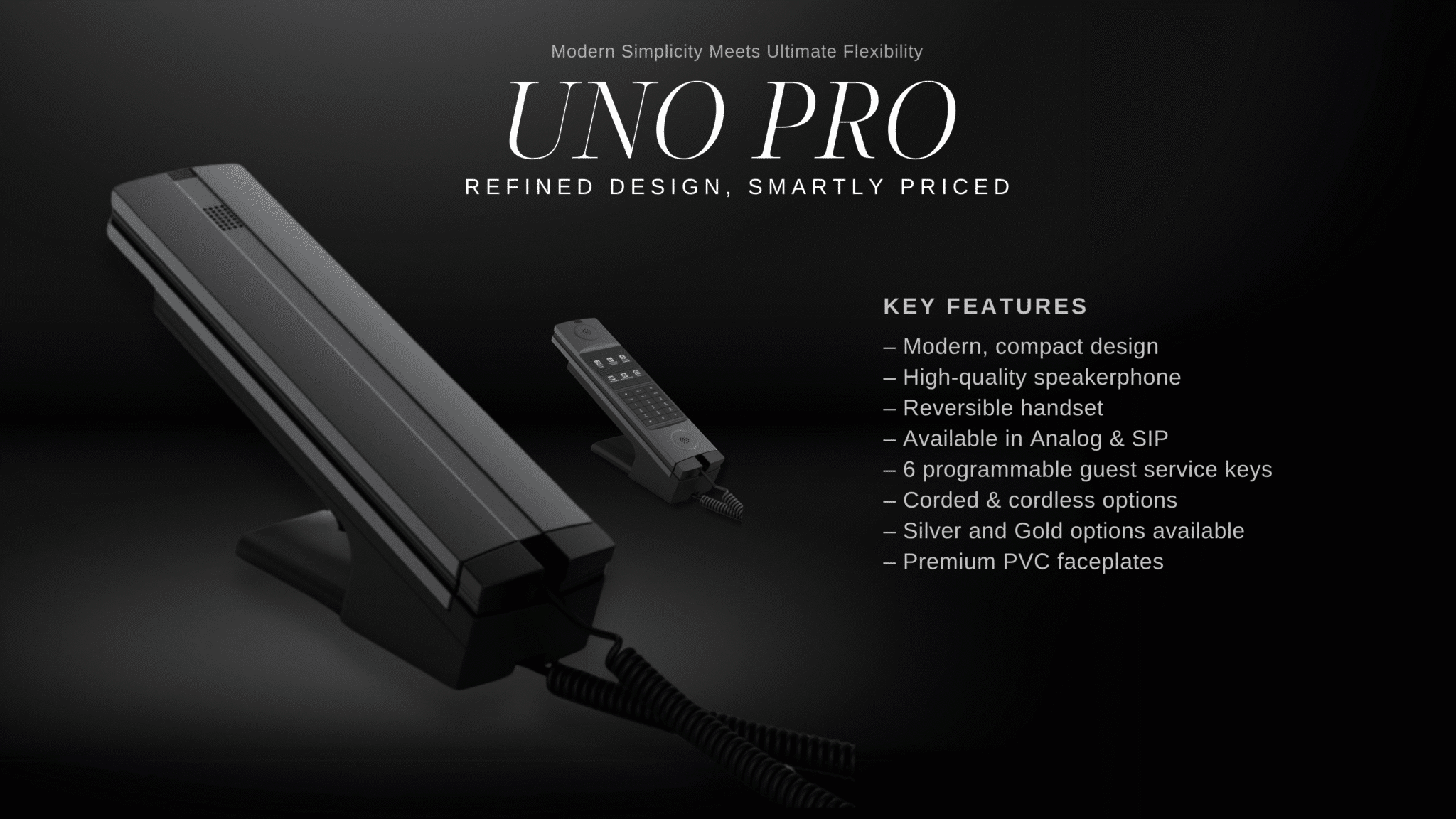 Điện thoại khách sạn 82 UNO PRO CÓ DÂY - Ảnh 5