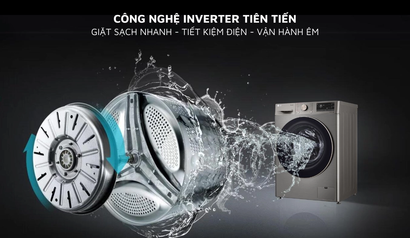 Máy giặt LG Inverter 12 kg FV1412S3PA - Ảnh 5