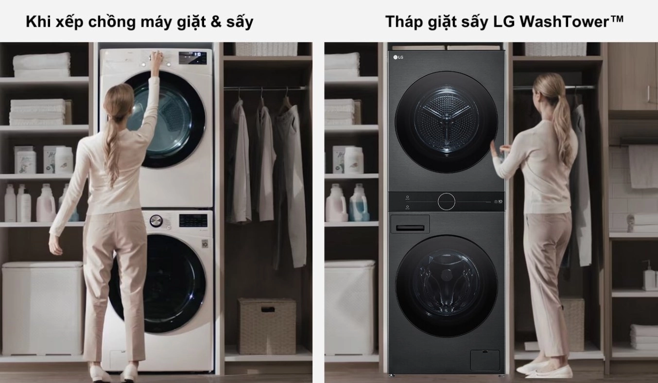 Máy giặt sấy LG WT1410NHB 14/10kg - Ảnh 5