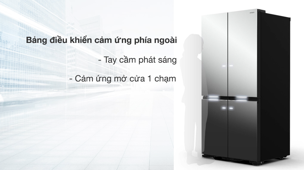 Tủ lạnh Hitachi Inverter 569 lít Multi Door R-WB640VGV0X MIR - Ảnh 2