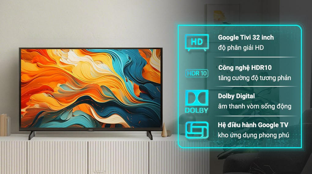 Google Tivi Aqua 32 inch AQT32K85FX - Ảnh 5