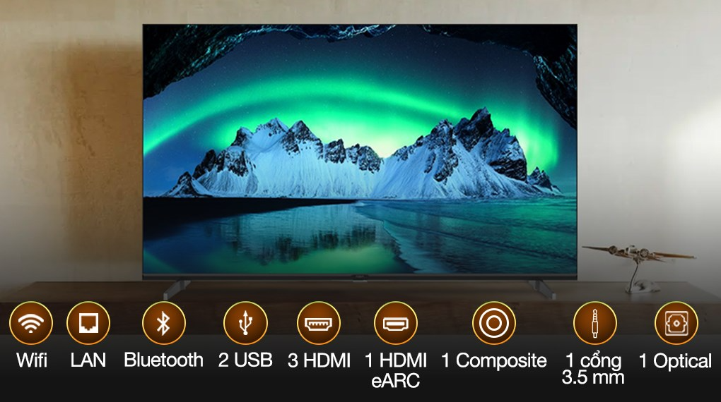 Android Tivi Aqua 4K 50 inch AQT50K800UG - Ảnh 2